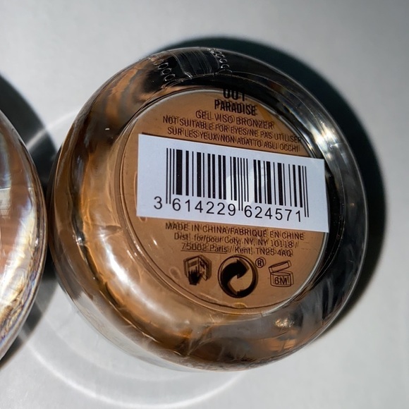 2 Rimmel bronzers paradise set of 2 face gel jelly pot NEW sealed full size - Picture 4 of 5